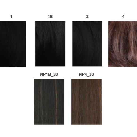 #55 REMY 10" QUTIX 100% HUMAN HAIR EXTENSION - Picture 3 of 3